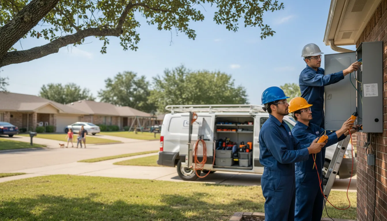 Certified electrician providing emergency electrical services in Collins, NY